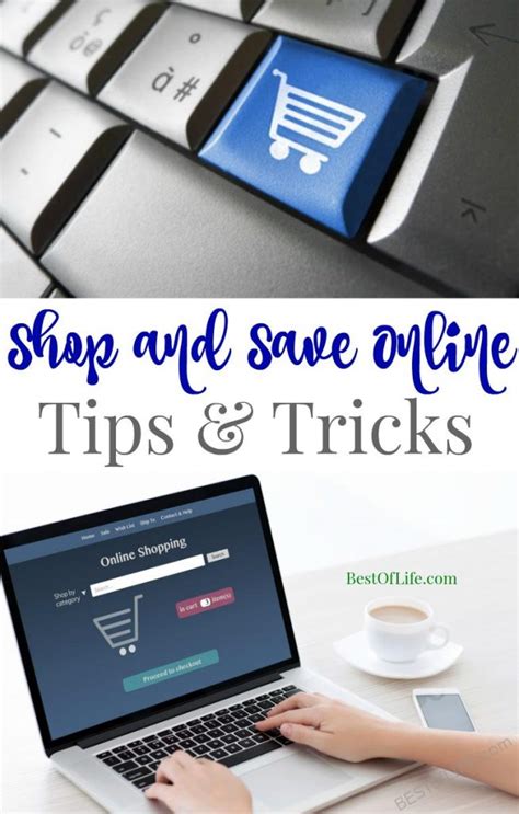Shop and save online .